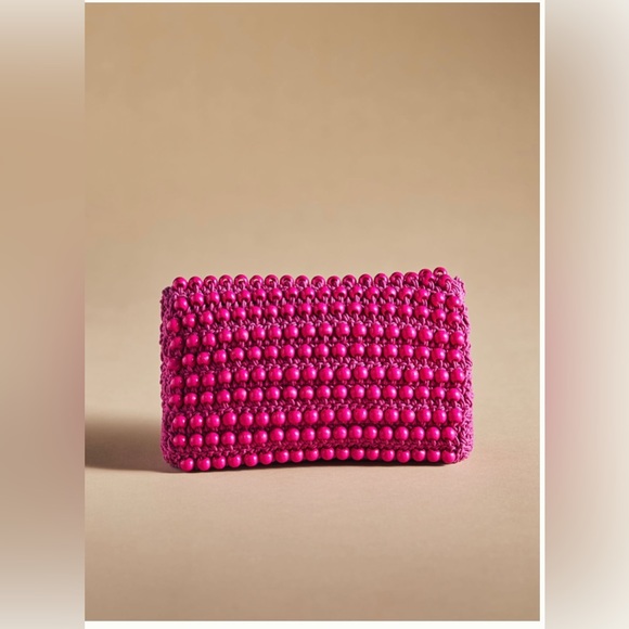 Anthropologie beaded Crochet Clutch - Picture 3 of 16